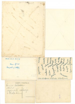 Poland, Set of school photographs + envelope from air show