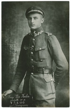 II RP, Patriotic postcard Leopold Lis-Kula