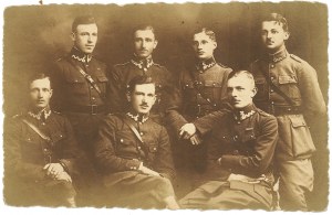 II RP, Photograph of officers of the 57th Infantry Regiment, Poznań