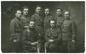 II RP, Photograph of officers of 59th Infantry Regiment Inowrocław