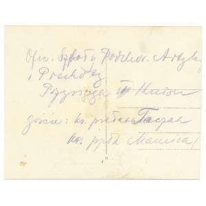 II RP, Fotografia przysięga kursu oficerskiego - ks prałat Teodor Taczak