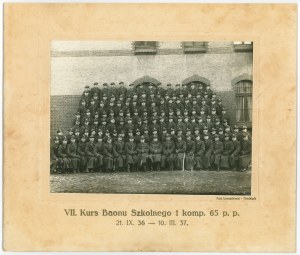 II RP, Photograph School Baon of the 65th Starogard Infantry Regiment