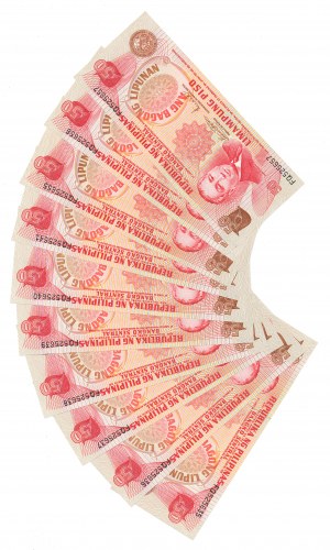 Philippines, 50 Piso - Set of 10 copies.