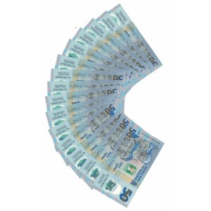 Nigeria, 50 Naira 2010 - Zestaw 15 egz.