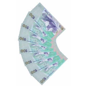 Kirgistan, 100 Som 2002 - Zestaw 7 egz.