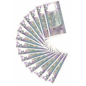 Rwanda, 100 Franków 2004 - Zestaw 15 egz.