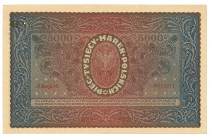 II RP, 5000 Polish marks 1920 II Serja H