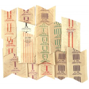 République populaire de Pologne, Jeu de papier pour rouleaux de monnaie