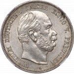 Germany, Preussen, 5 mark 1874 - NGC AU58