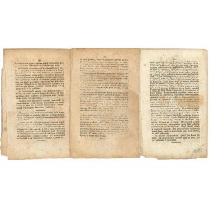 Goniec Krakowski 1830 rok - zestaw 3 egz.