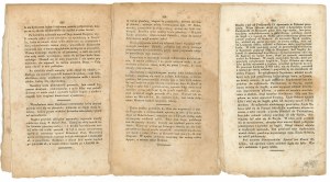Goniec Krakowski 1830 - set of 3 copies.