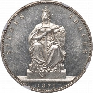 Germany, Prussia, Thaler 1871 - NGC MS60
