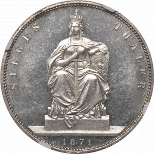 Germany, Prussia, Thaler 1871 - NGC MS60