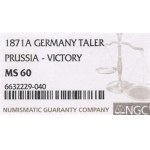 Germany, Prussia, Thaler 1871 - NGC MS60