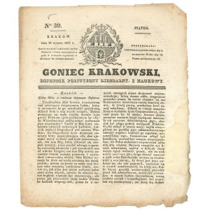 Goniec Krakowski 1831 rok - nr 33