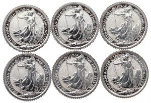 Wielka Brytania, Zestaw Britannia 1/10 uncji