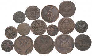 Poland, Copper Coin Set