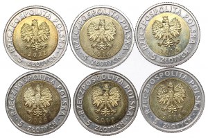 Third Republic, Set of 5 Gold 2014-22