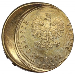 III RP, 1 groszy 2024 - mint destruct