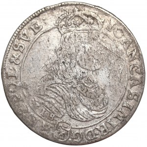 John II Casimir, 18 groschen 1668, Bromberg