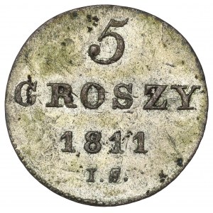Księstwo Warszawskie, 5 groszy 1811 I.S.