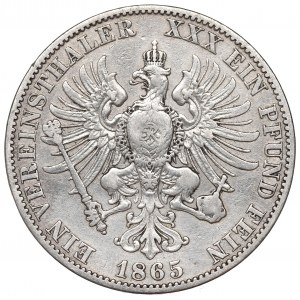Germany, Preussen, Thaler 1865