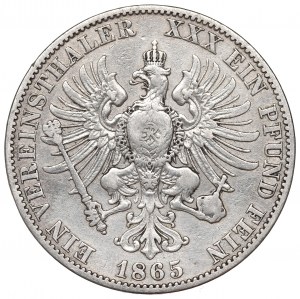 Germany, Preussen, Thaler 1865