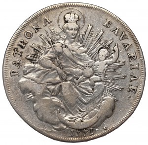 Germany, Bavaria, Maximilian Joseph, thaler 1771