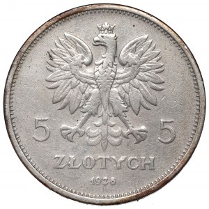 II Republic of Poland, 5 zloty 1928, Warsaw Nike
