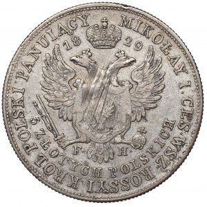 Kingdom of Poland, Nicholas I, 5 zloty 1829