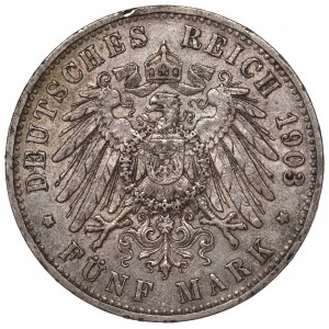Germany, Prussia, 5 mark 1903