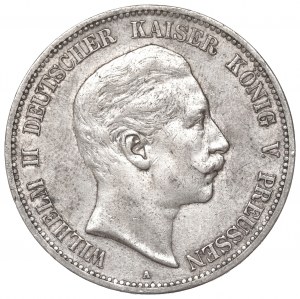 Germany, Preussen, 5 mark 1907