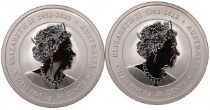 Australia, Set of 50 cents 2024 - total ounces of silver