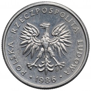 People's Republic of Poland, 2 zloty 1986 - Nickel sample
