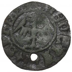 Jan Olbracht, Half-penny without date, Cracow - a forgery of the period