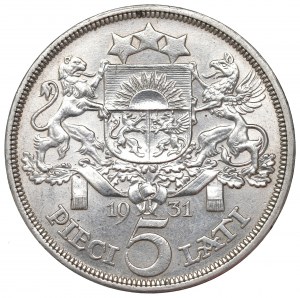 Latvia, 5 lati 1931