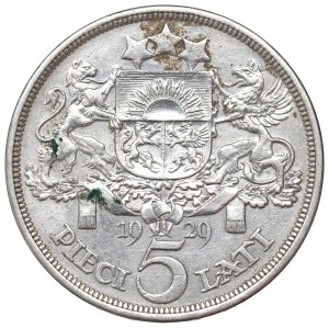 Latvia, 5 lati 1929