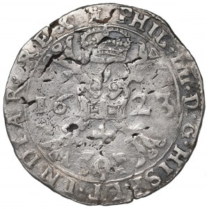 Spanish Netherlands, Tournai, Philip IV, Patagon 1623