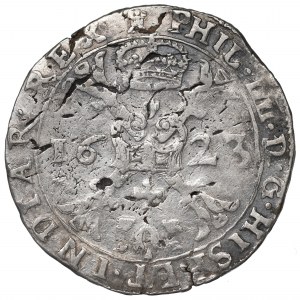 Spanish Netherlands, Tournai, Philip IV, Patagon 1623