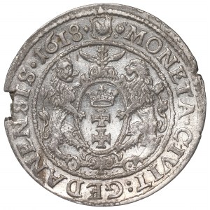 Sigismund III, 18 groschen 1618, Danzig