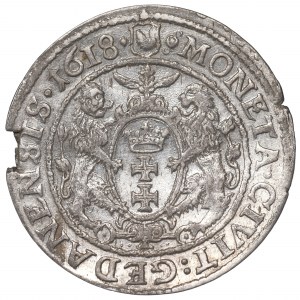 Sigismund III, 18 groschen 1618, Danzig