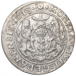 Sigismund III, 18 groschen 1618, Danzig