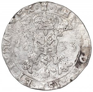 Spanish Netherlands, Tournai, Philip IV, Patagon 1633