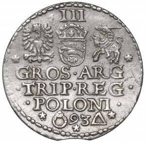 Sigismund III, 3 groschen 1593, Marienburg