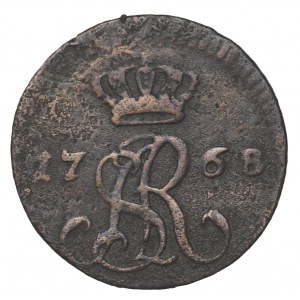 Poniatowski, Półgrosz 1768 - brockage