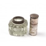 Poland, Kalicki Lublin holy oil case set + inkwell