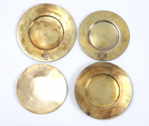 Set of silver patens- early 20th century.