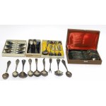 Set of plated cutlery