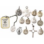 Set of religious medallions - including PRL