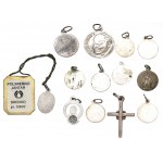 Set of religious medallions - including PRL